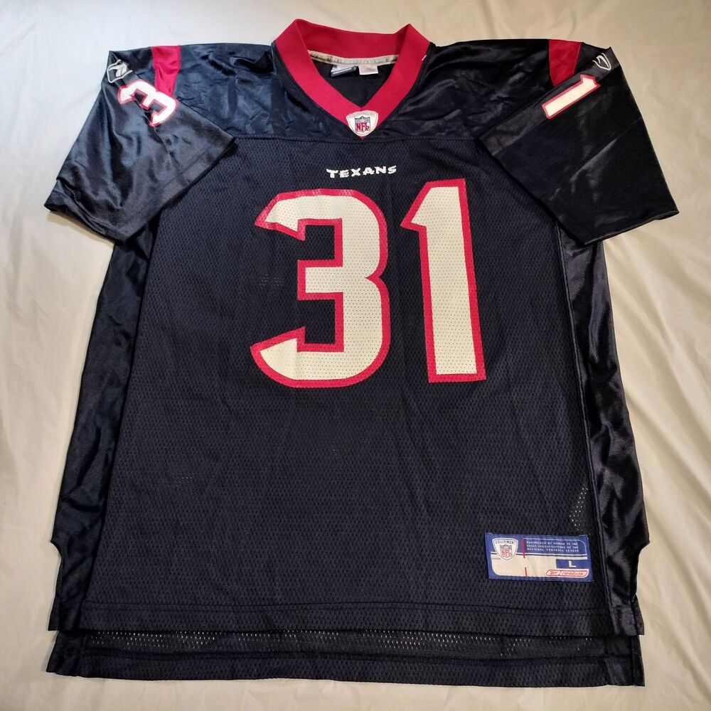 Aaron Glenn #31 Jersey Houston Texans Size L.
